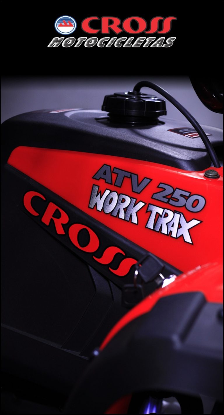 atv250 work trax cross rojo